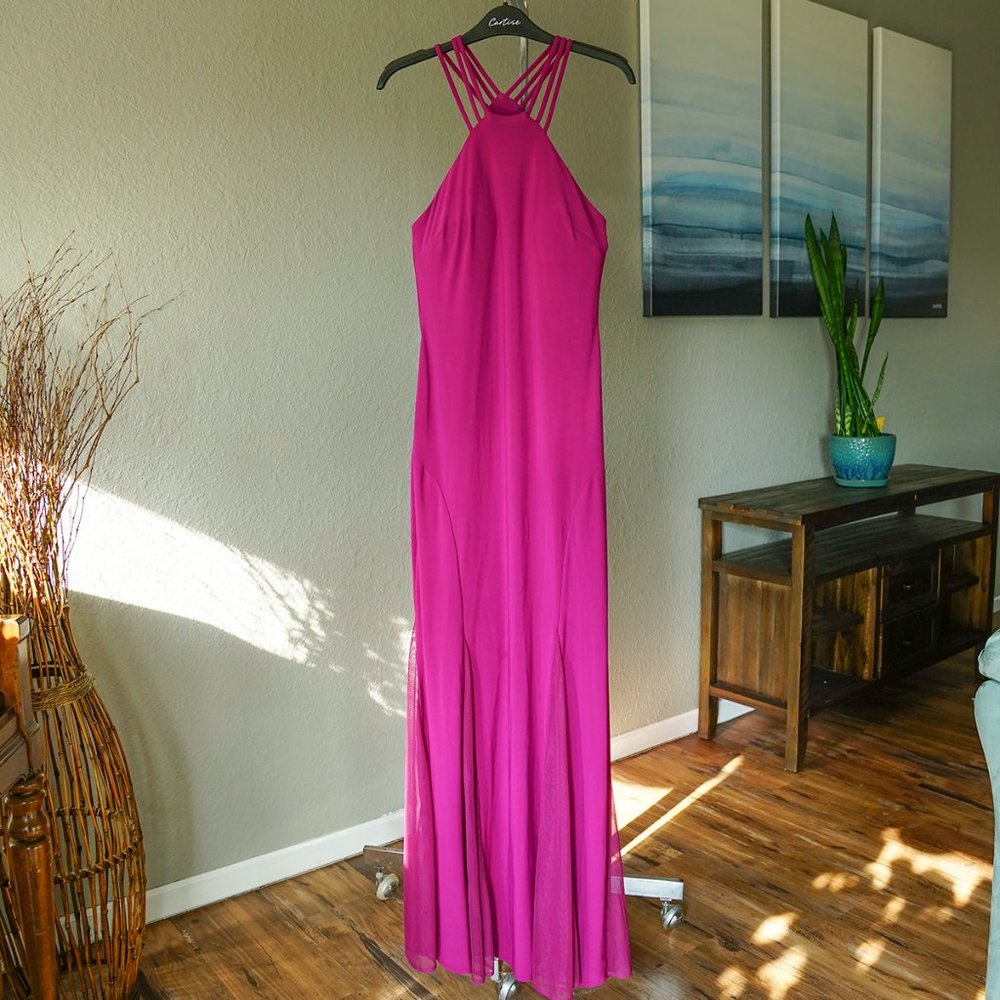 Fuchsia formal gown